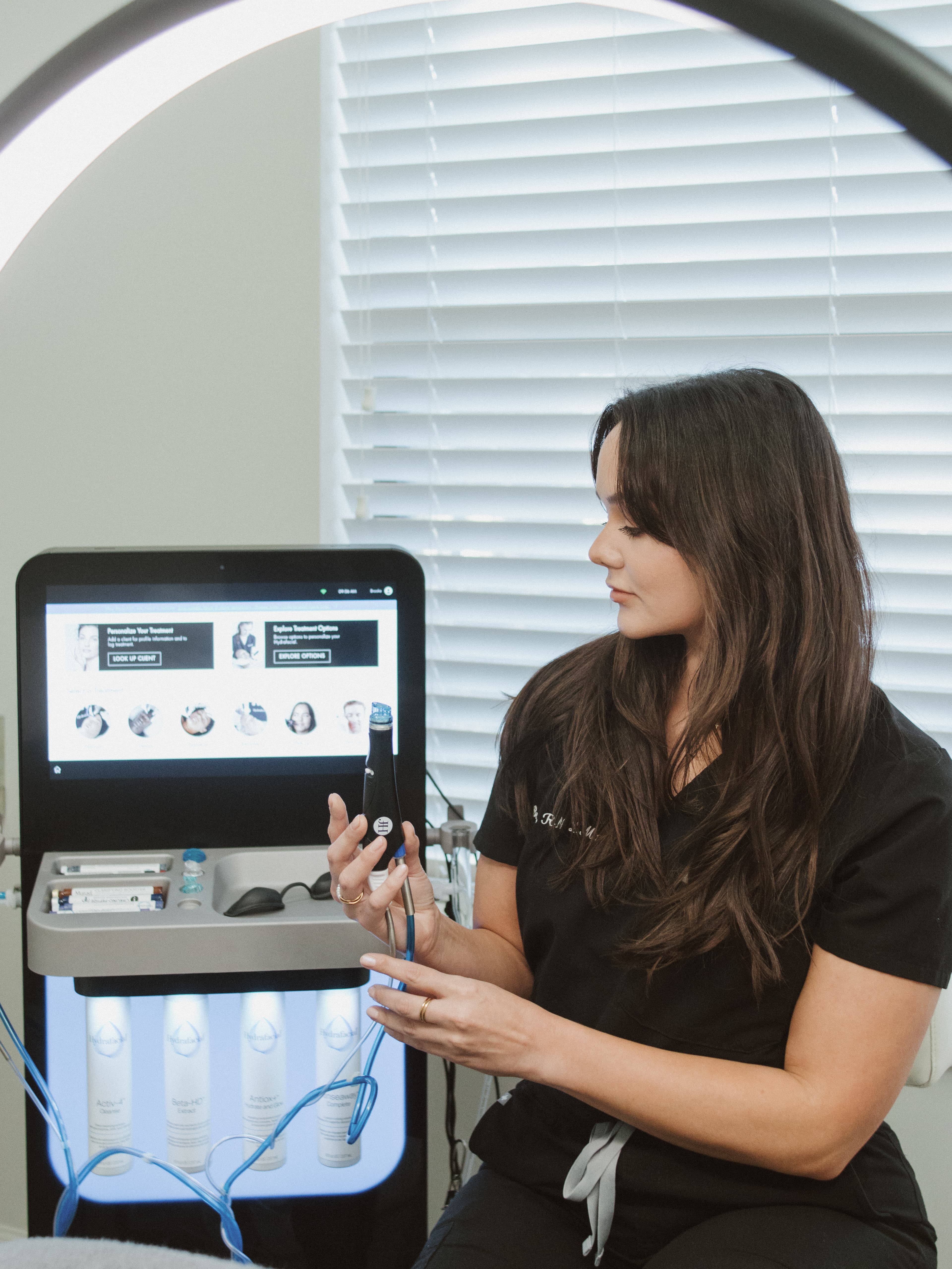 HydraFacial treatment at Laser & Aesthetic Center